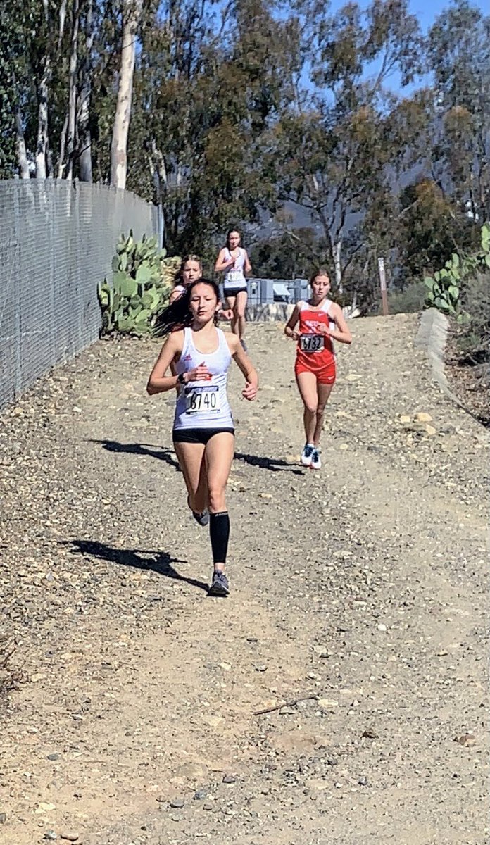 OLu_XC's tweet photo. A couple of tight races today on a challenging course, our Lancers fell just short vs Mater Dei. But what a tremendous effort! 👏🏻👏🏻Proud of our Lancer runners and how they showed determination and heart! ❤️🏃🏼‍♀️🤍🏃🏻‍♀️ #oluon2 #run4him https://t.co/GoR7ptRnoY