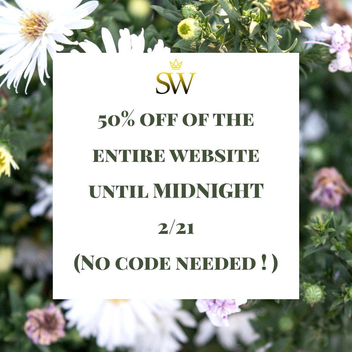 SatWraps's tweet image. SPRING CLEANING 
NO CODE NEEDED!
50% OFF ENTIRE WEBSITE 🚨