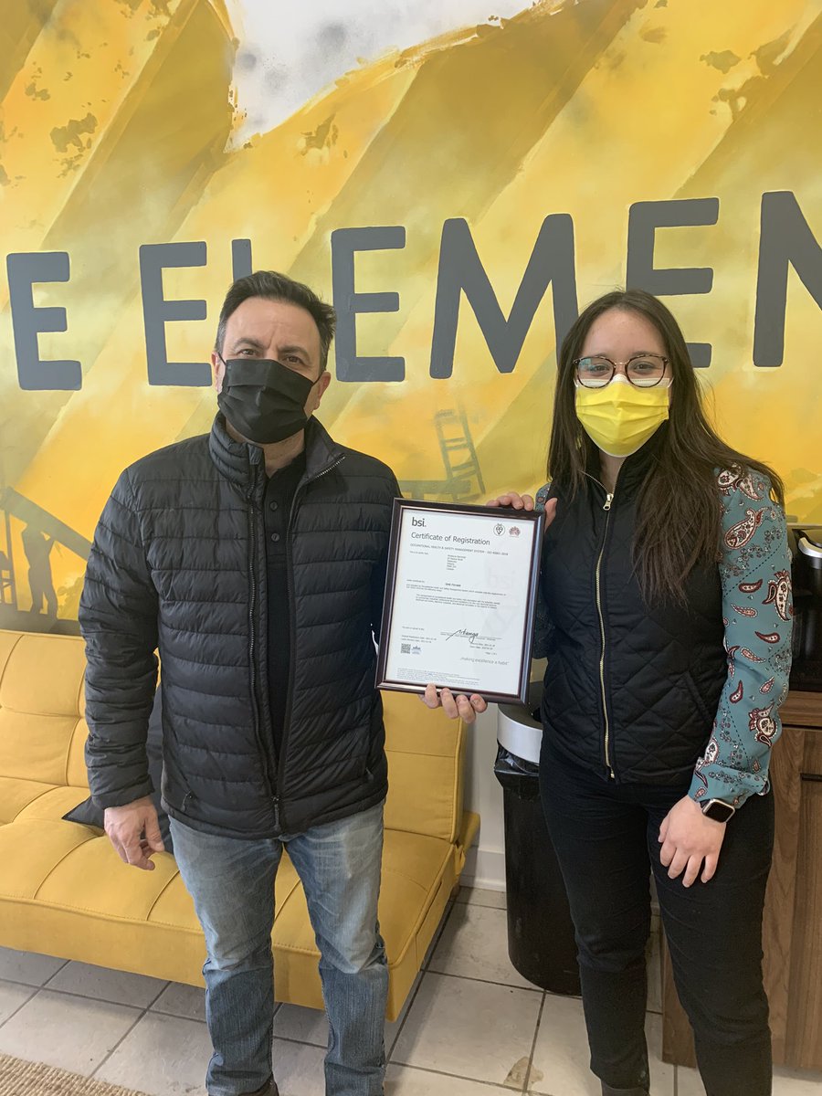 HseElements's tweet image. Another happy client 😀 Congrats Montana Electrical on your #ISO45001 certification 🙌🏻  #safety #heathsafety