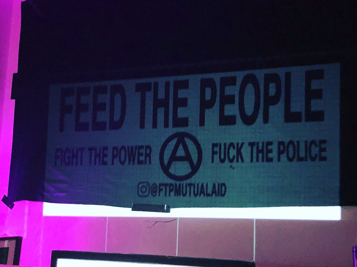 Making #feedthepeople banner #ftp #fuck12 #acab