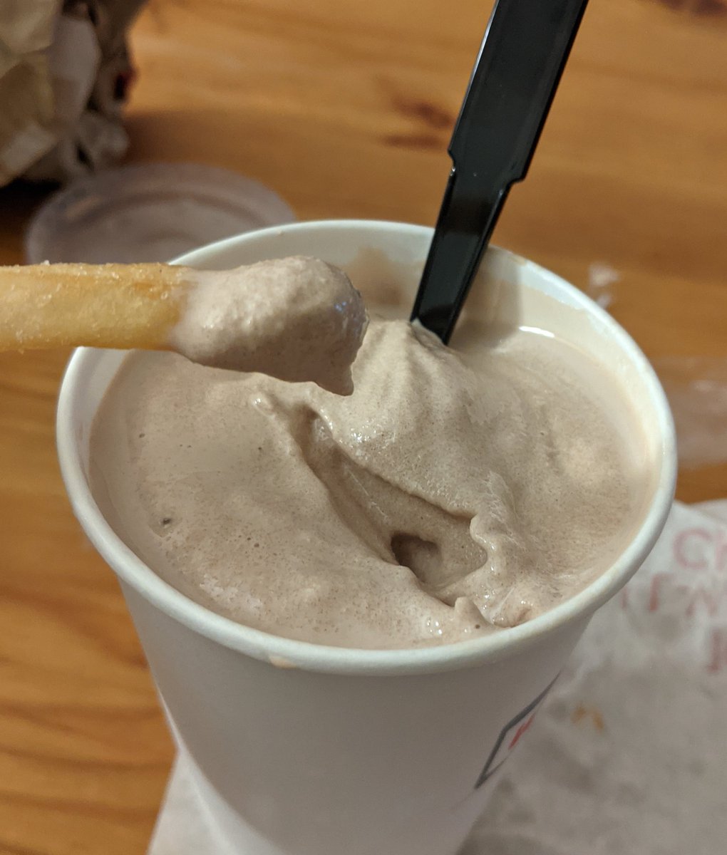 ToWhenTFor's tweet image. It's sweet and it's salty!
It's warm and it's cold!
It's a fry in a Frosty and it NEVER GETS OLD!!
@Wendys