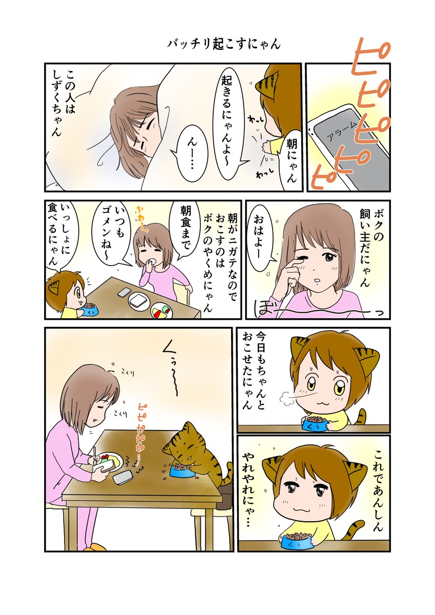 #エアコミティア 
#エアコミティア135

「スパダリにゃんこ」
スーパーダーリンを目指す子猫と飼い主の女の子の物語。 