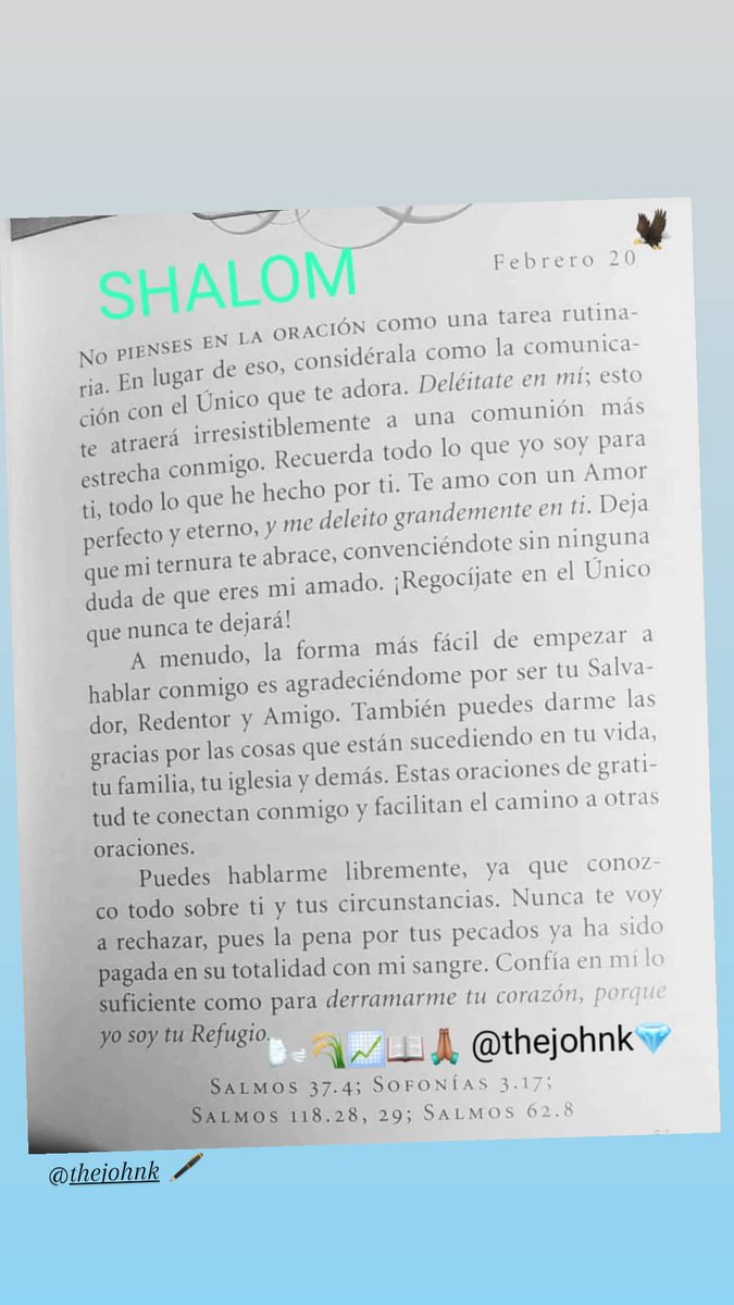 arenas_thejohnk's tweet photo. Por razones que no se pueden explicar, los seres humanos somos increíblemente valiosos para Dios. 
GRACIAS 🙏🏽🧎🏽..... SHALOM.
@arenas_thejohnk 
@oswaldonarvaez 
@JaramilloJockey 
@jjcjockey 
@JockeySG 
@ljlmvel 
@SamyCamacho1 
@HanthonyCoelloB 
@iradortiz 
@FVBbasketball 
💎📖🙏🏽 https://t.co/ocBSTHFTK5