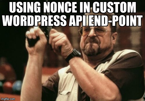 overflow_meme's tweet image. Using nonce in custom Wordpress API end-point stackoverflow.com/questions/6629… #wordpress #wordpressrestapi