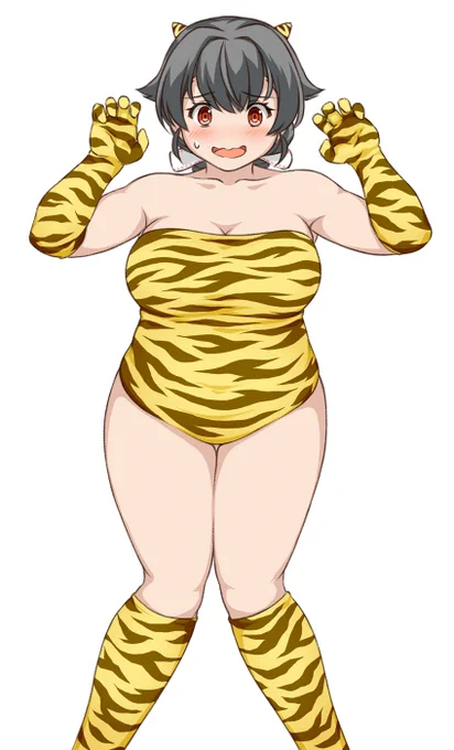 先日の節分絵のキャラ単品。…柄を描くのは面倒だったなあ。宮崎さんの「大事なことは面倒なんだよ」という言葉を思い出しながら描いてました。 