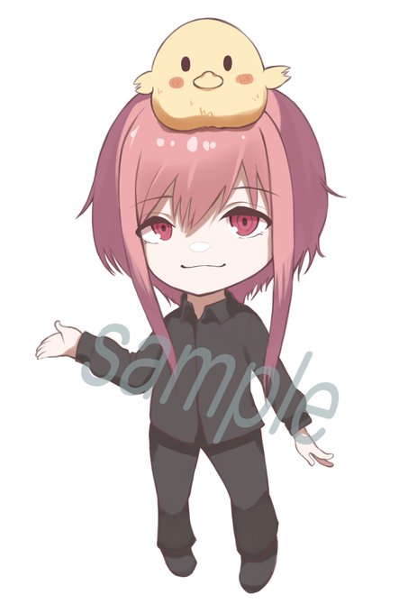 以前描かせていただいたイラストのデフォルメ絵の依頼頂きました
喜んで貰えて嬉しいです! 