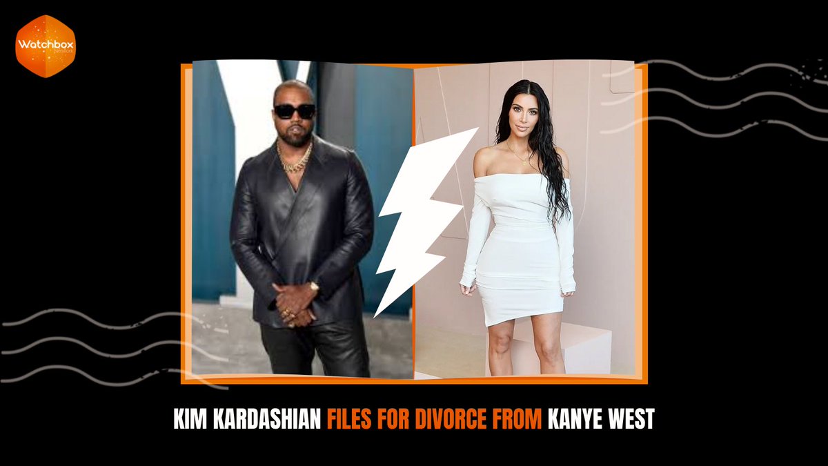 WatchboxNetwork's tweet photo. Kim Kardashian and Kanye West are parting ways after almost seven years of marriage.

#watchboxnetwork #WBN #kimkardashian #kanyewest #divorce https://t.co/ayCGCY7Rlm