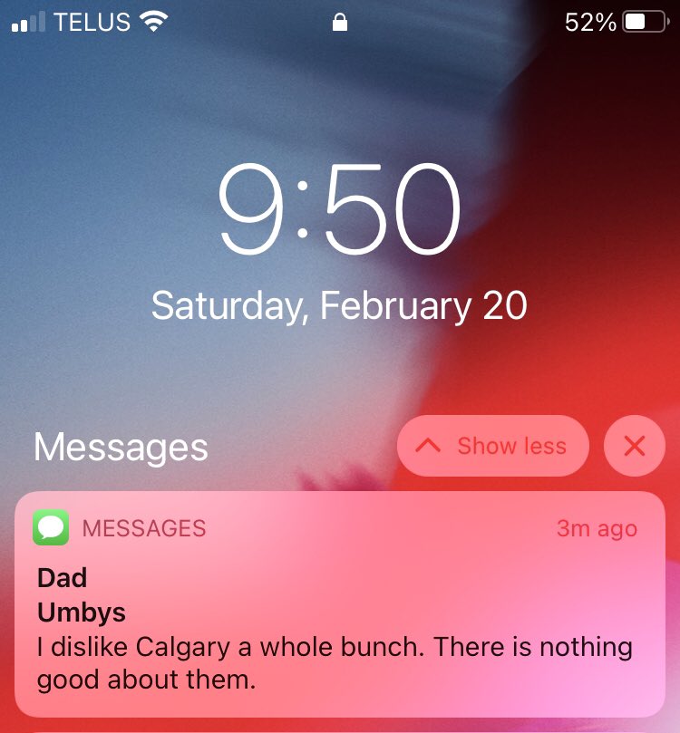 Dad out here throwing haymakers.