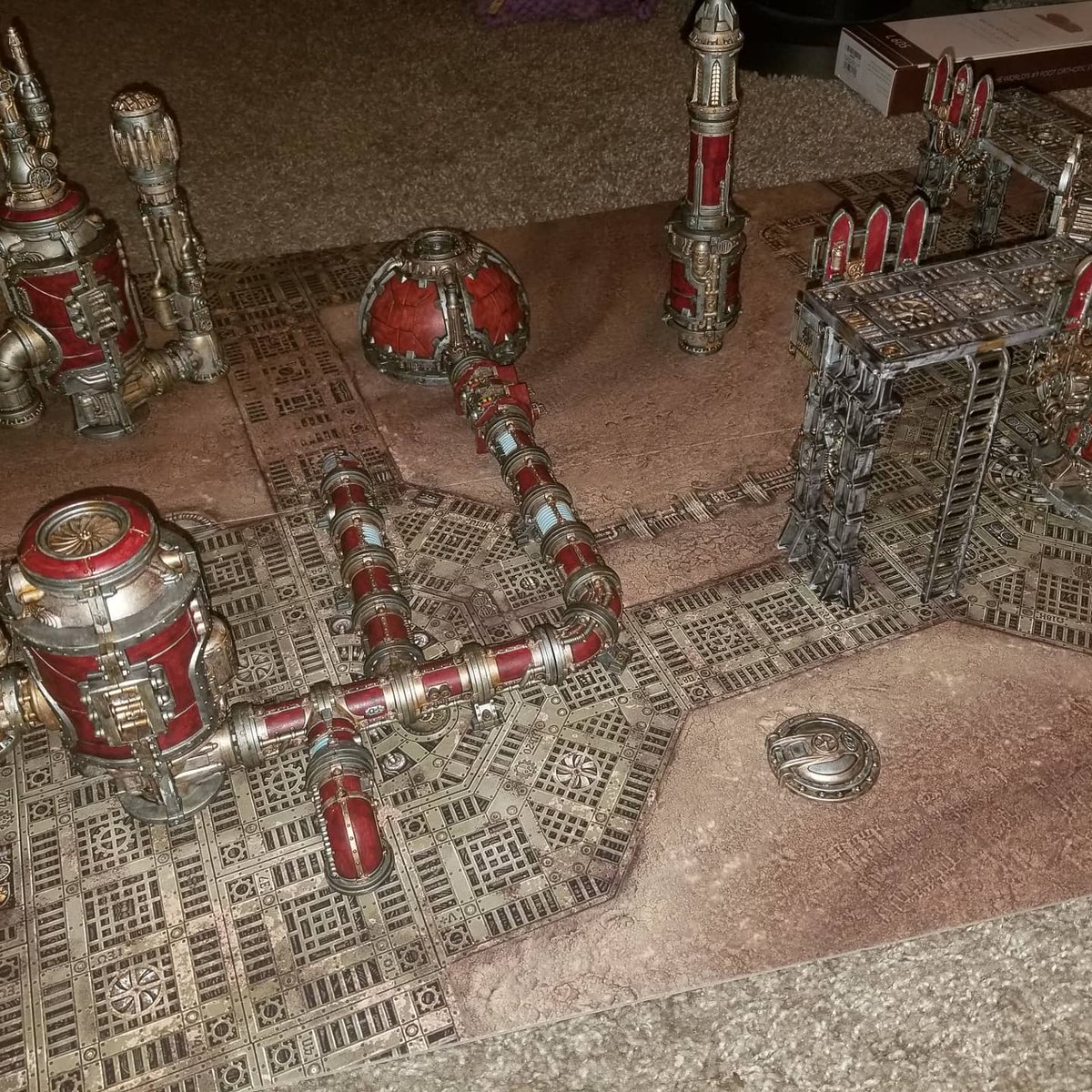 FoxholeCrafter's tweet photo. Finally got some potato phone quality photos after I finished painting them! My first fully painted set of terrain! https://t.co/BUJzMfaVEj