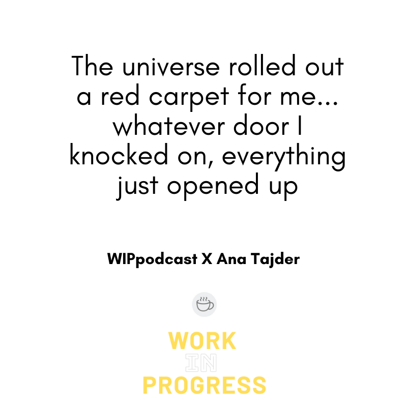 wkinprogress's tweet photo. We had the honor to speak with @tajder about her career change, what she learned from her burnout and what it's like to be doing something she's "meant to be doing".... It's such as inspirational story not to be missed! https://t.co/7yPDn8VPlw #podcasts #careerchange #thankyou https://t.co/kP97EdBZSJ