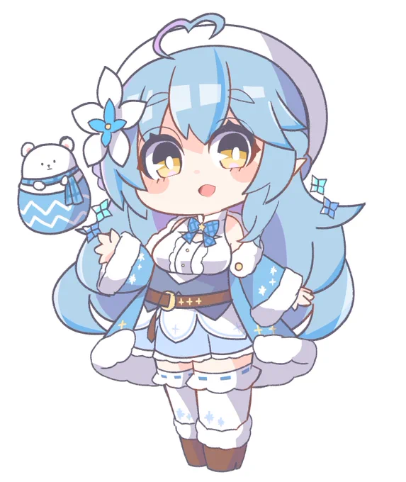 #見た人も無言でちびキャラを貼る 