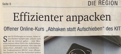 via <a href="/notizbuchblog/">Christian Mähler</a> - Kostenloser Onlinekurs „Abhaken statt Aufschieben“ ift.tt/3s8hVWA