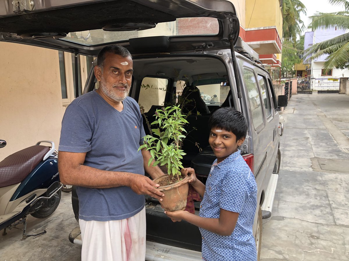 pnbalamurugan's tweet photo. 7 out of 48 done for #2treepermonth goal.

Donated a home nursed நாவல் (Jamun) &amp; மாதுளை (Pomegranate) to a friend https://t.co/rMxc8HTtdI
