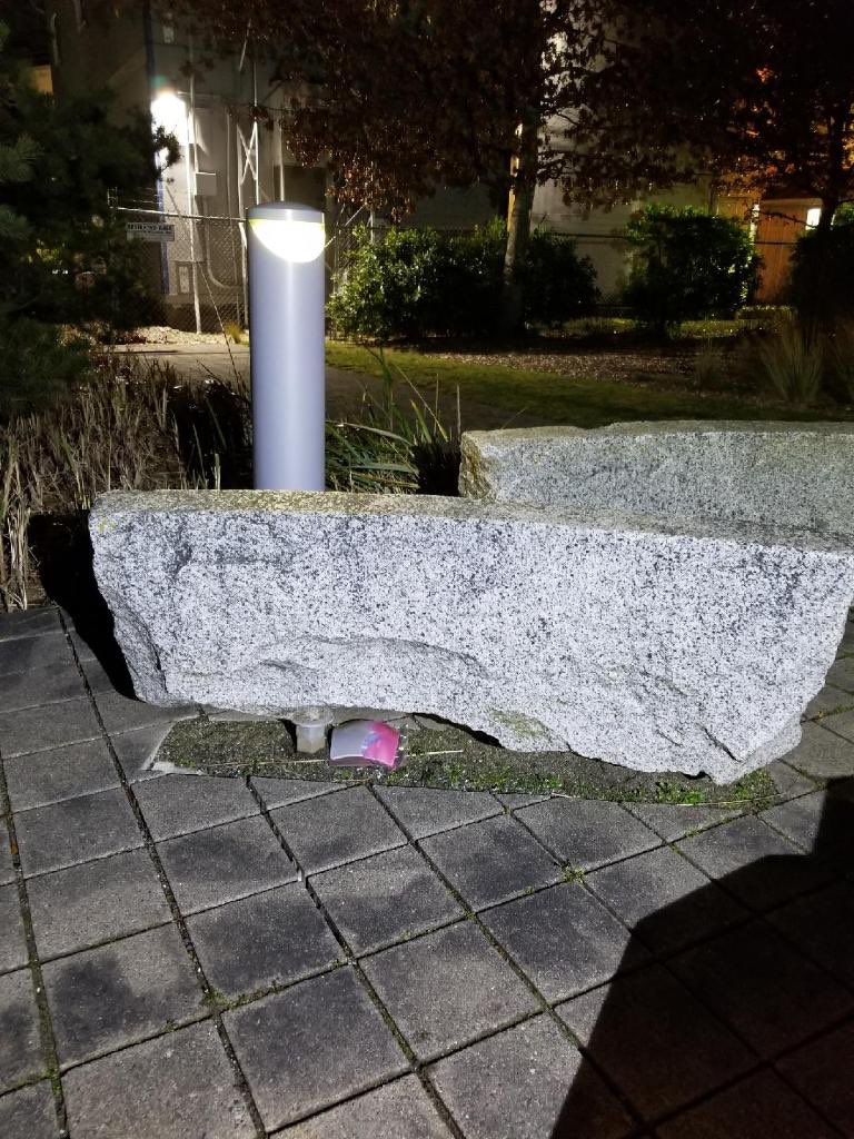 CStickermonkey's tweet image. A glass artist from Camas WA sent this fused glass piece to join in on #monkeyshines2021 fun! She would love to know who finds it.