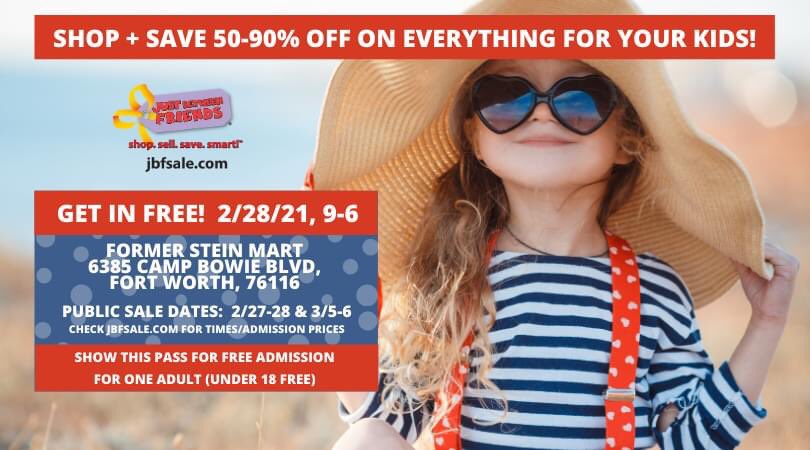 JBFFortWorth's tweet photo. JBF Fort Worth Sale starts in 1 week!  Sale Dates are 2/27-28 &amp; 3/5-6. Details at https://t.co/MUXEfvpsF3. Come shop and save!!! https://t.co/30LN6MI4Ji
