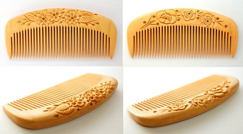 辻忠商店 つげ櫛