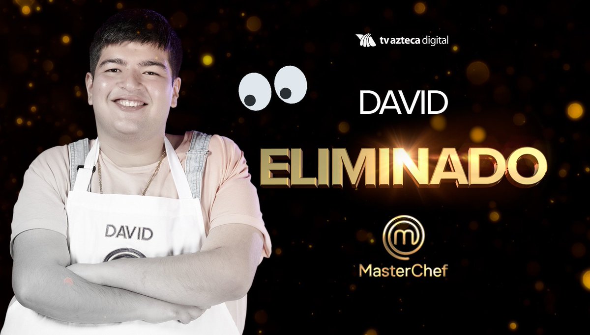 SinnedTV's tweet photo. POR SI NO LO VISTE...
DAVID fue el eliminado número 15 de la cocina más famosa #MasterChefMx en @AztecaUNO. 😪
#YoPorMasterChef
By: Sinned 👀 https://t.co/3vQVqFRaob