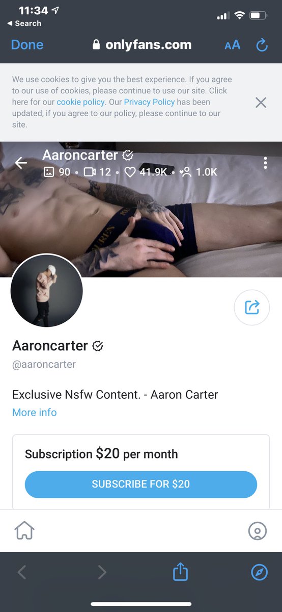 Aaron carter onlyfans