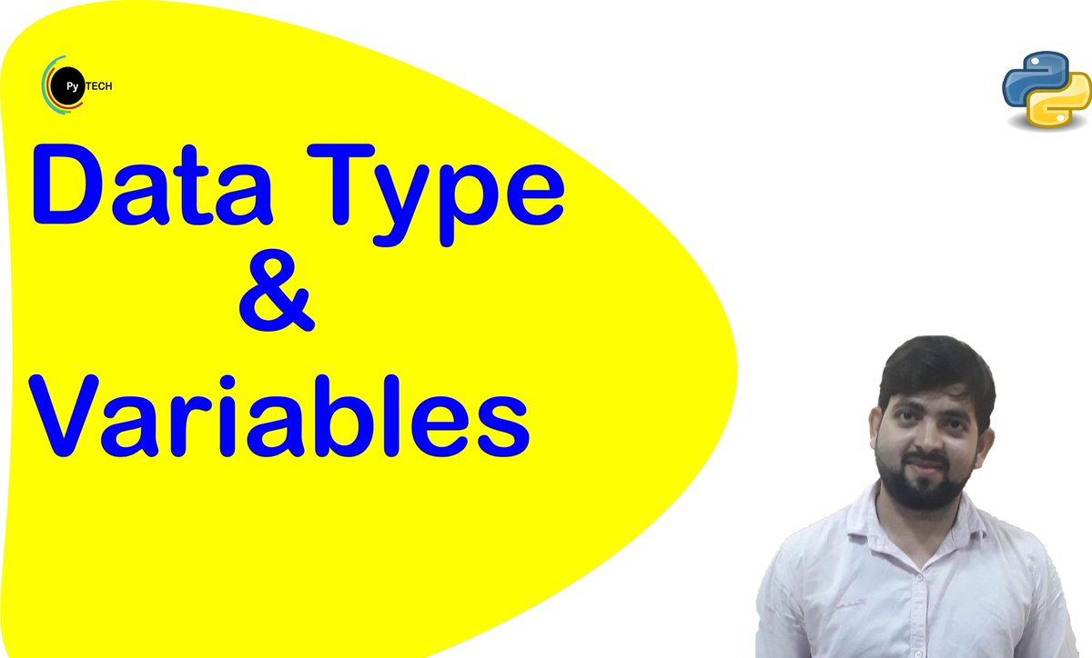 Py_Chandan's tweet image. Hi there ,
I have uploaded a new video on my YouTube channel on Python series .
Topic for the lecture is DataTypes and Variables in Python So plz do watch the video and do like share and subscribe .Thanks for watching . ..
Video link :- youtu.be/HJmFDNWBEac
#PyTech #Python