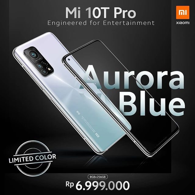 PondokIndahMall's tweet photo. Dapatkan varian warna baru MI 10T pro limited edition aurora blue dengan promo menarik serta tukar tambah dari handphone lama anda , hanya di xiaomi store 1 PIM.
#xiaomiindonesia #erafonestore https://t.co/709m1lC9MG
