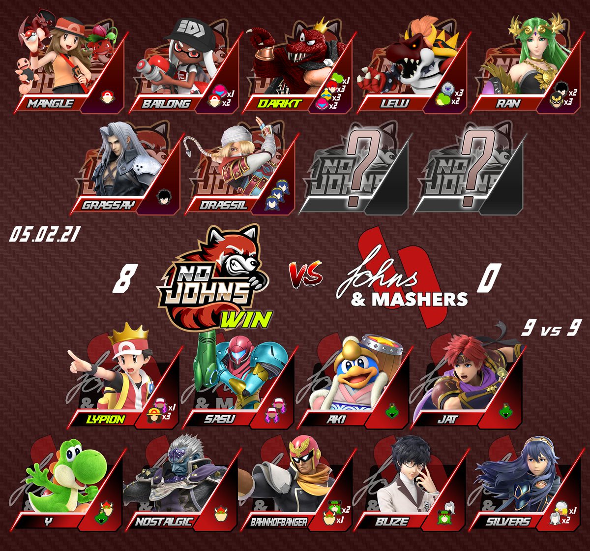 Vor ca. 2 Wochen hatten wir ein Crewbattle gegen <a href="/SSB_JaM/">JaM | Johns and Mashers</a>! Ggs again :>