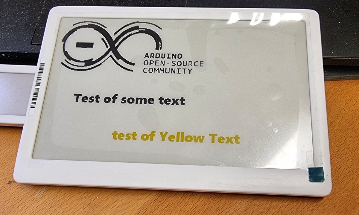 atc1441's tweet image. Another example to test the custom compression code for the ESP32 and E-Paper price tag displays with Arduino 

This image is compressed from 61Kb raw to just 2,6 Kb and transfers in just one slot of the RF protocol at best