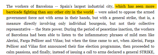 Madrilenys, 2021: Cá pasao en Barcelona con lo bonita que era antes menudo caos las protestas antes no pasaba 😢😭

Engels, 1873: