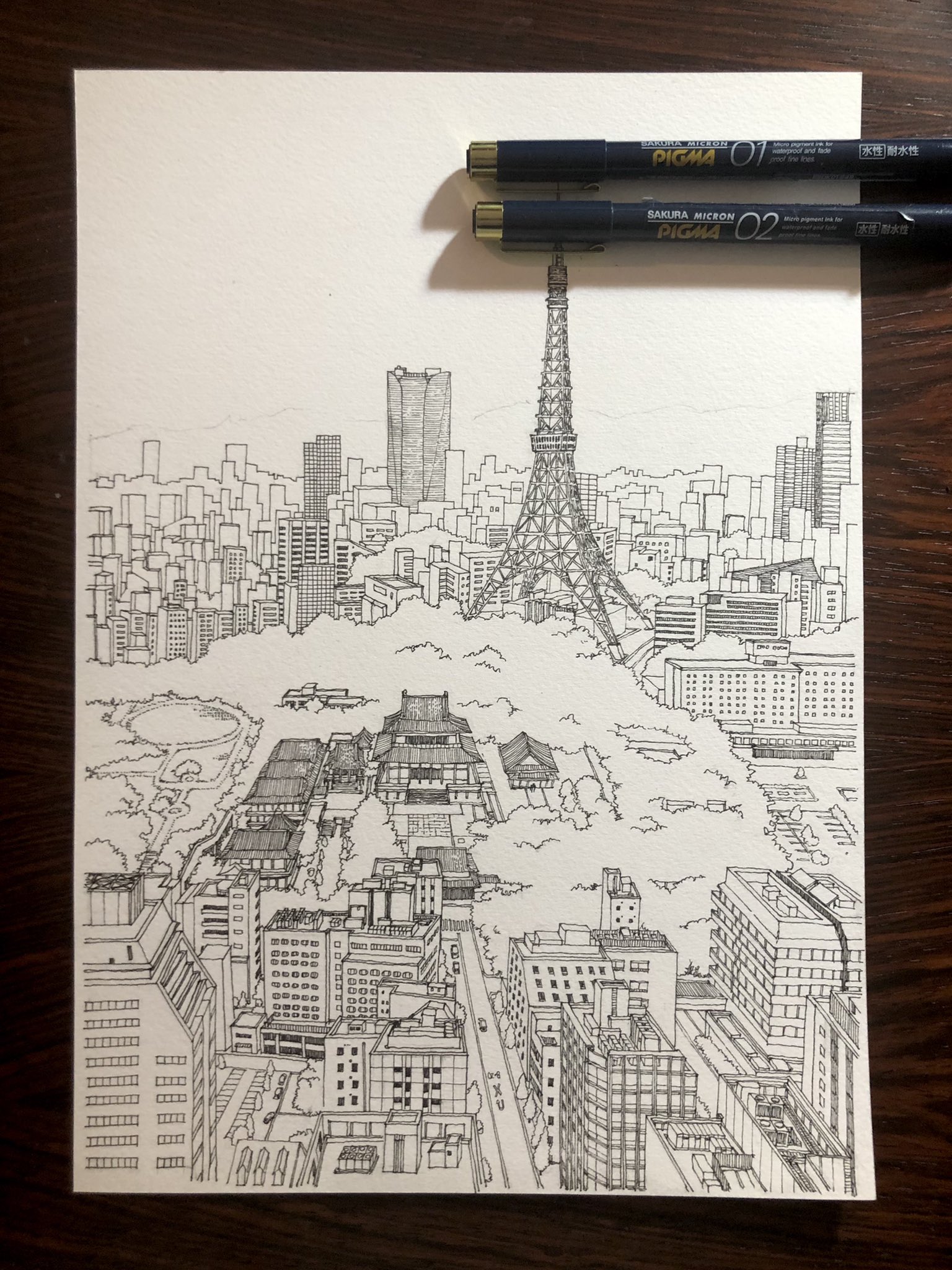 中川 / ペン画・水彩画 (@a_nkgw_hiroyuki) / X