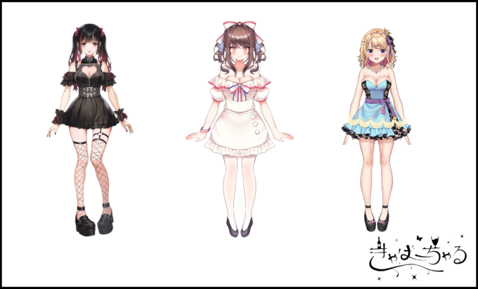 panoravr's tweet photo. バーチャルキャバクラ「きゃば～ちゃる」3人のキャラクタービジュアルを公開
https://t.co/M2T5OSakf2 https://t.co/rX8TigufMR