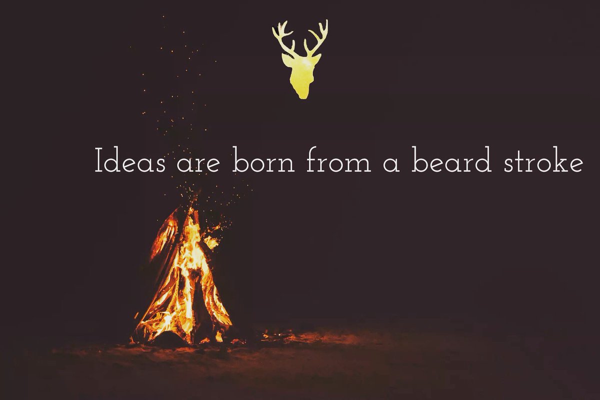 Ideas are born from a beard stroke....

#beard #beardenthusiast #beardedgentelmen #beardsofinstagram #bearded 
#beardstyle #bearded #beardedlife