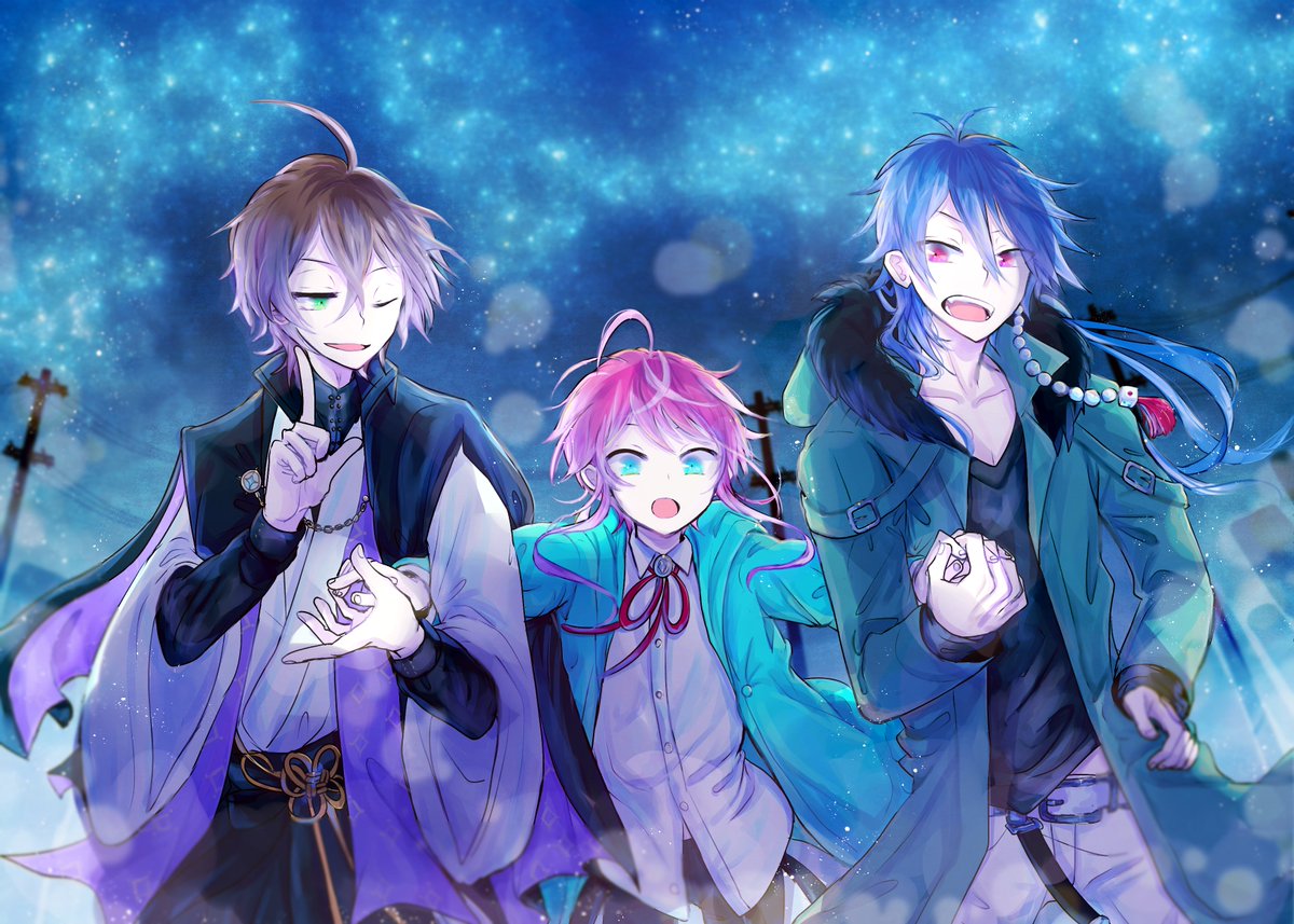 ヒプマイ 帝統が乱数を引っ張って 幻太郎が優しく導く そんなぽっせの関係性が大好き Li ただのわさびのイラスト