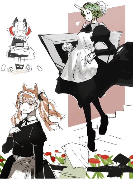メイドナイツ
#アークナイツ 