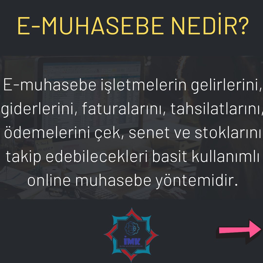 alkuimk's tweet photo. #muhasebe
#emuhasebe
#dijitaldönüşüm
#işletmemühendisliği
#işletmemühendisliğikulübü https://t.co/zW0GumiZvI