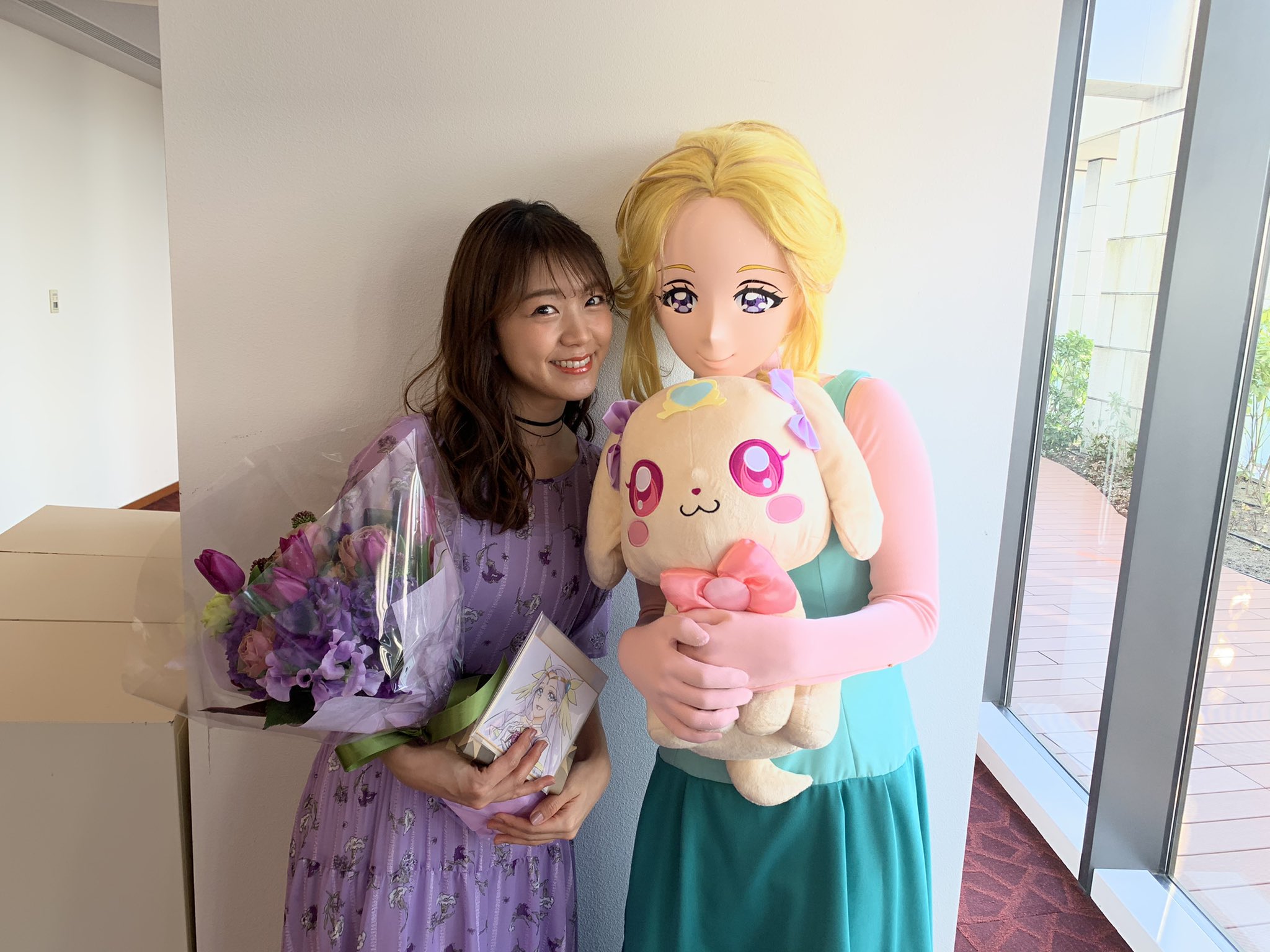 三森すずこ ヒープリ最終回そして プリキュア感謝祭ご視聴ありがとうございました キュンがたくさん詰まってて胸いっぱいの1日でした 色んな想いはまたゆっくりブログで アース アスミとたくさん写真撮りました ヒープリ感謝祭