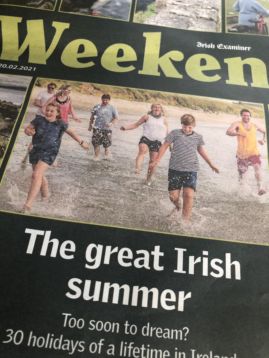 Melstokes_1999's tweet photo. Great to see Fethard so well represented in this weeks @irishexaminer Weekend @TearDropTrips @MagnersFarm #irishsummer #staycationnation https://t.co/bnIVHDDWEf