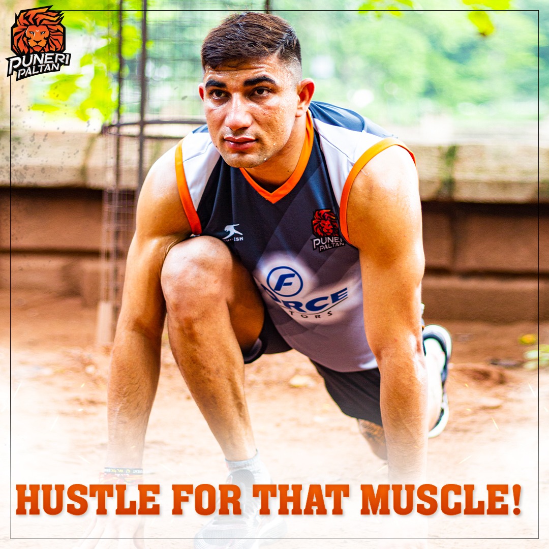PuneriPaltan's tweet photo. What are your Sunday Goals πͺ?
.
#PuneriPaltan #BhaariPaltan #GheunTak #StaySafe #Kabaddi #WorkoutQuote https://t.co/bKFi0d9RcK