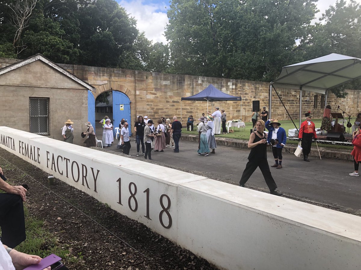 Congratulations to Parramatta Female Factory Friends for a fantastic celebration today of 200 years since the opening of The Parramatta Female Factory and the amazing work the Friends are doing researching and recording the stories of the lives of the these women.