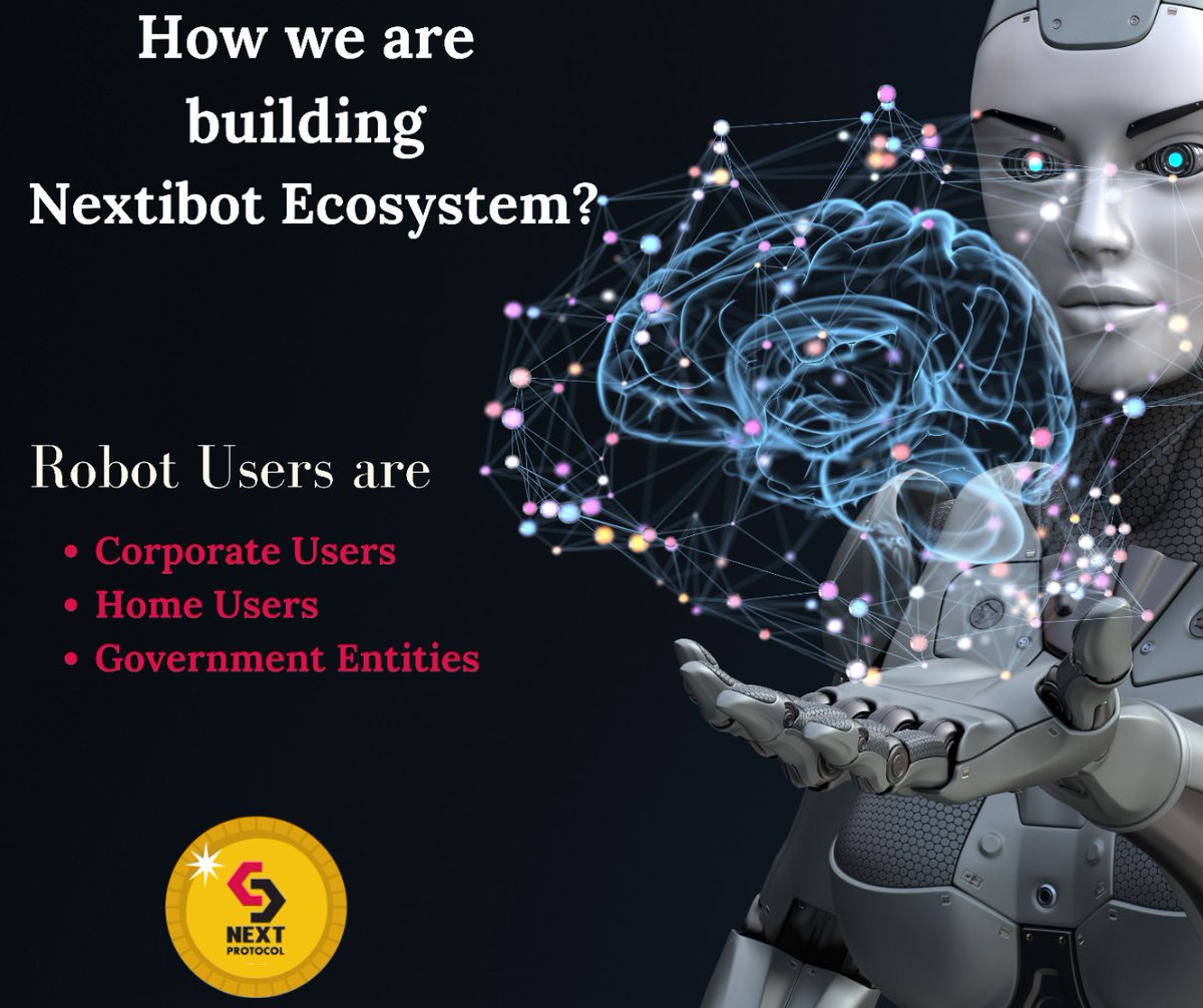 ProtocolNext's tweet image. Nextibot ecosystem..!! #Greetibot #nextibot #robotokens #NextProtocol #TokenSale #deliveryBot #blockchain #steribot #Etehreum #AssetToken #Defi #DistributedLedger #carryibot