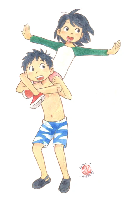 去年の11月に描いたやつ 3か月後デジタルに手を出しているなんておもいもよるまい。