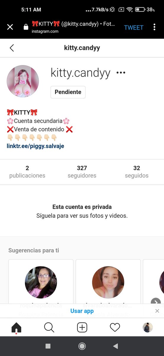 IOCASTILLO's tweet photo. @PiggySalvaje Yo ya te sigo https://t.co/WEtj3Hapy7