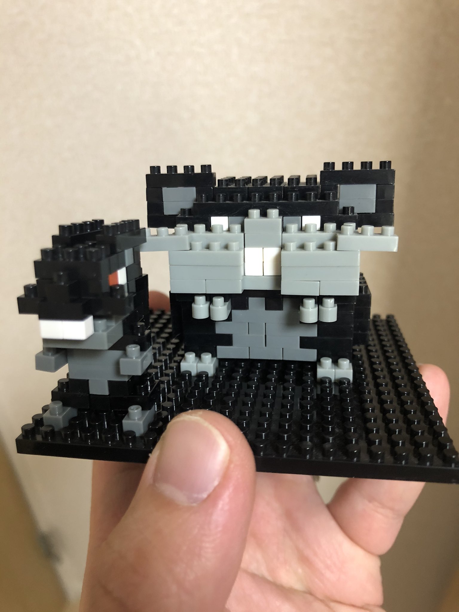 幸 さち ずっと作ってなかったアローラコラッタも作ってみました 一緒に撮影してるのはアローララッタ情報解禁24時間以内に作成 完成した世界初のアローララッタグッズ イメージはポケモンgoの立ち姿 横から見る方がそれらしく見えます ナノ