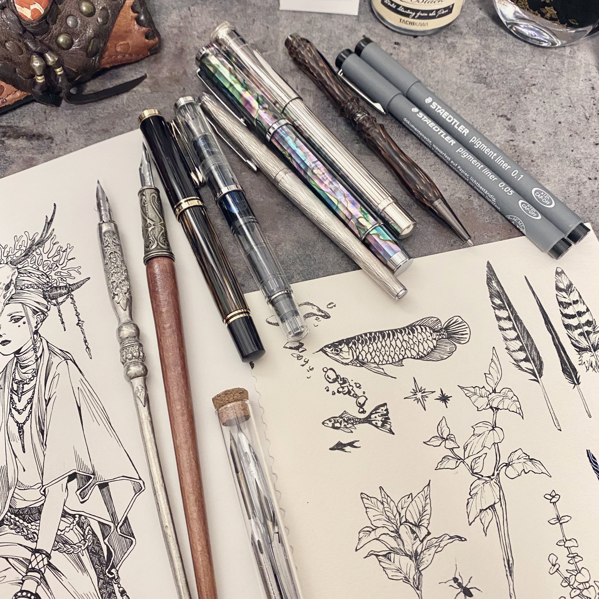 ペン画民愛用のペンを教えてもらえるタグ Twitter Search Twitter