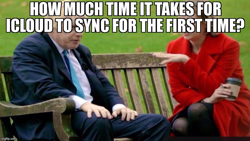 overflow_meme's tweet image. How much time it takes for iCloud to sync for the first time? stackoverflow.com/questions/6629… #swift #cloudkit #ios #xcode #icloud