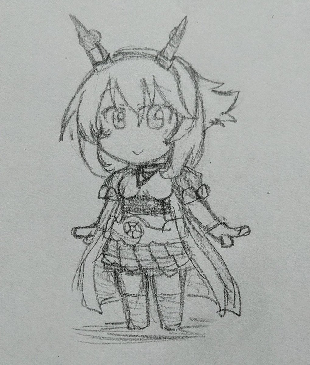 今日のお絵描き
文月ちゃんうまく描けた気がする 
