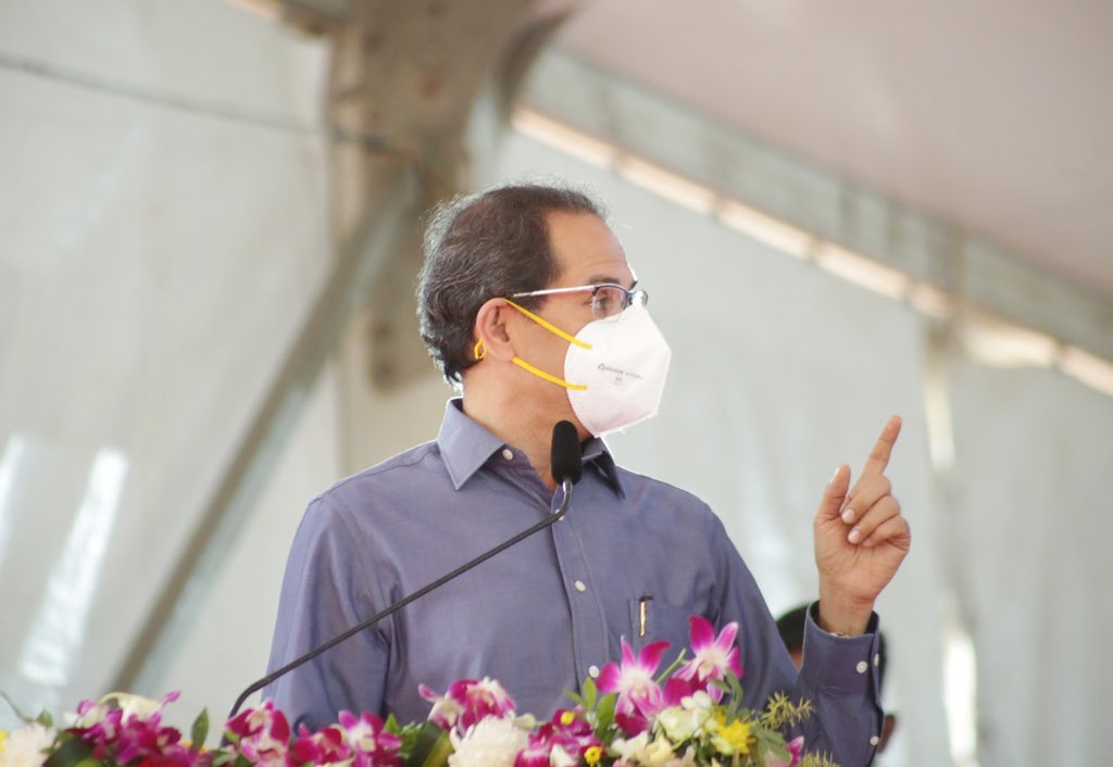 CMOMaharashtra's tweet photo. Mumbai is growing day by day, hence we need to look at tech enabled, systematic and sustainable development for the city stressed CM Uddhav Balasaheb Thackeray at the bhoomipujan of Worli-Sewri Connector &amp; inauguration of kalanagar flyover, cycle track &amp; smart parking at BKC. https://t.co/W5BvS2nj9u