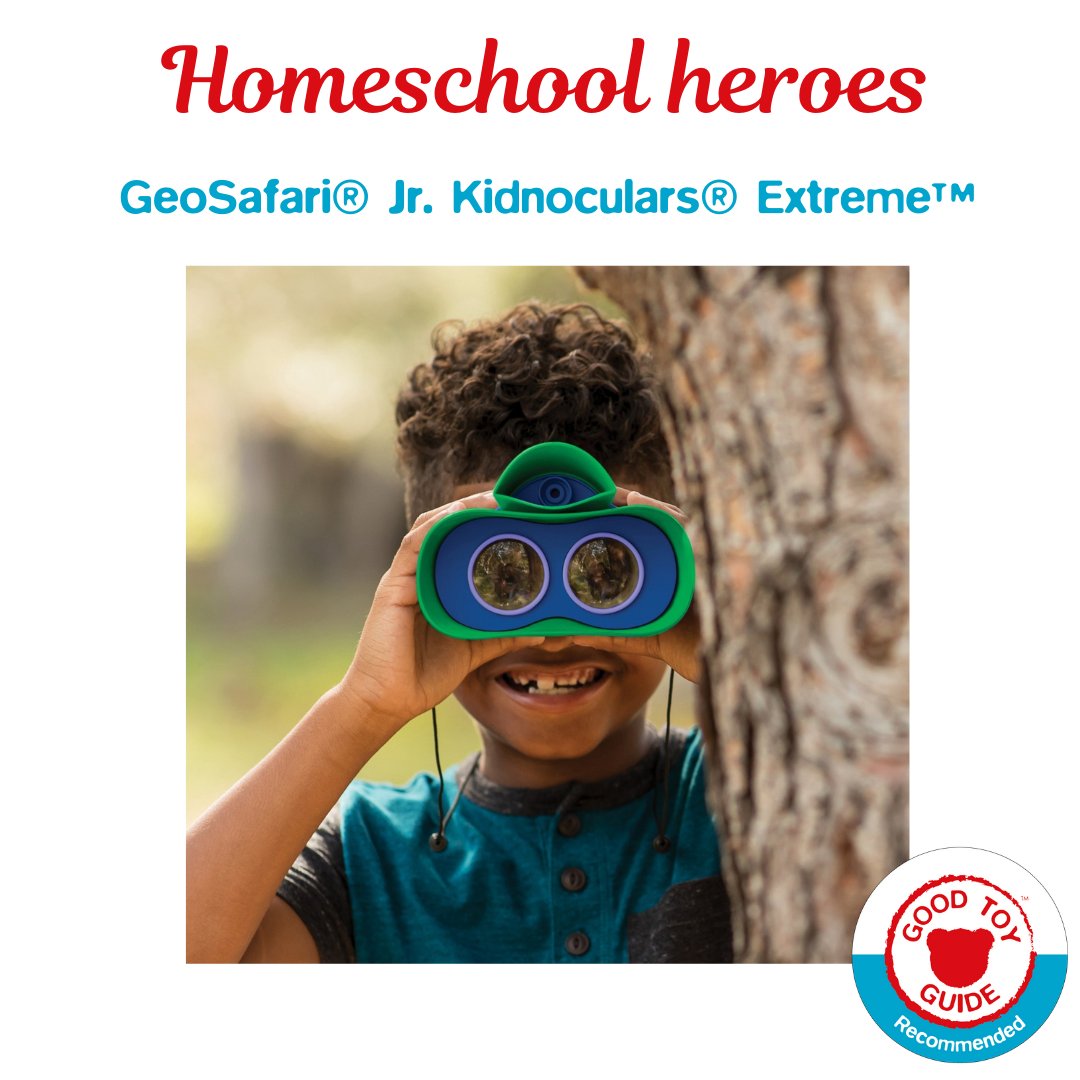 GoodToyGuide's tweet image. The Kidnoculars Extreme from @LearningHandsOn are ideal for encouraging children to engage with and learn about nature. 

Read our full review on this Homeschooling Hero, and buy, here - goodtoyguide.com/product/geosaf…