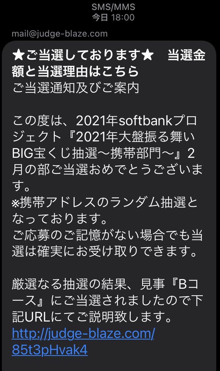 宝くじ 携帯 2021 大盤 キャリア 部門 年 big 振る舞い 抽選