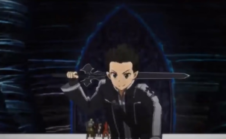 じゃがりこ キリト 悪いな ここは通行止めだ で使うデッドリー シンズ 高速７連撃ソードスキル キリト 肩に剣を担ぐポーズ 劇中参照 Alo時代のアバター 21話 剣士の碑 片手直剣 全てを見切る キリト Saoifスキル Sao