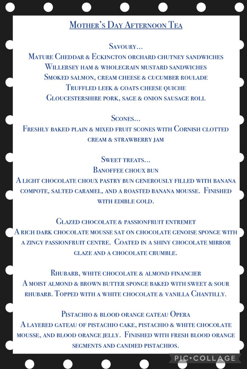 Eckington Manor (@eckingtonmanor) on Twitter photo 3 weeks to go until our Mother’s Day afternoon tea!
With amazing savoury treats and elegant desserts finished off with home made scones, what more does your mom need this Mother’s Day
Drop us a DM or e-mail to book your Mother’s Day afternoon tea
info@eckingtonmanor.co.uk 3 weeks to go until our Mother’s Day afternoon tea!
With amazing savoury treats and elegant desserts finished off with home made scones, what more does your mom need this Mother’s Day
Drop us a DM or e-mail to book your Mother’s Day afternoon tea
info@eckingtonmanor.co.uk