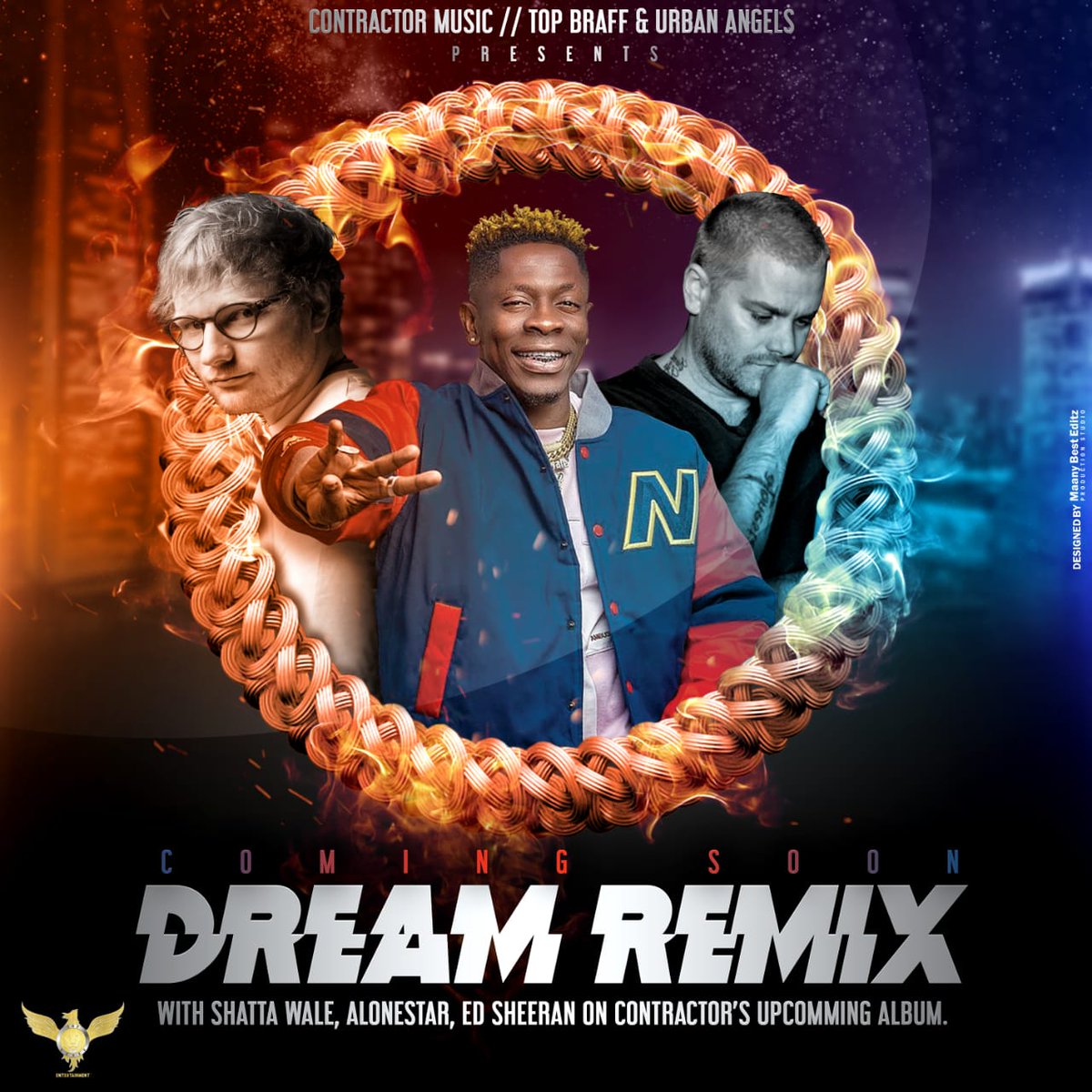 realpsalm's tweet photo. I'm in Love with the #ShapeOfYou HIT singer @edsheeran will be on SHATTA WALE #DreamRemix with his rapper cousin AloneStar 🌟

This will be Fireworks 🚀🚀💥💥💥

Another BIG Win for GHANA music 🇬🇭🎶 #SM4LYF #1DON #SMworldwide https://t.co/7vgoWoECjq